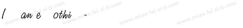 ITC Handel Gothic A字体转换